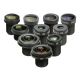 Arducam M12 Lens Set, Arducam Lens for Raspberry Pi Camera (1/4') and Arduino, Telephoto, Macro, Wide Angle, Fisheye Lens Kit (10¡ã- 200¡ã) with M12 Lens Holder and Cleaning Cloth, Optical All-in-One (LK001)