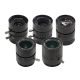 Arducam CS-Mount Lens Kit for Raspberry Pi HQ Camera (Type 1/2.3), 6mm to 25mm Focal Lengths, 65 to 14 Degrees, Telephoto, Wide Angle, Pack of 5 (LK004)