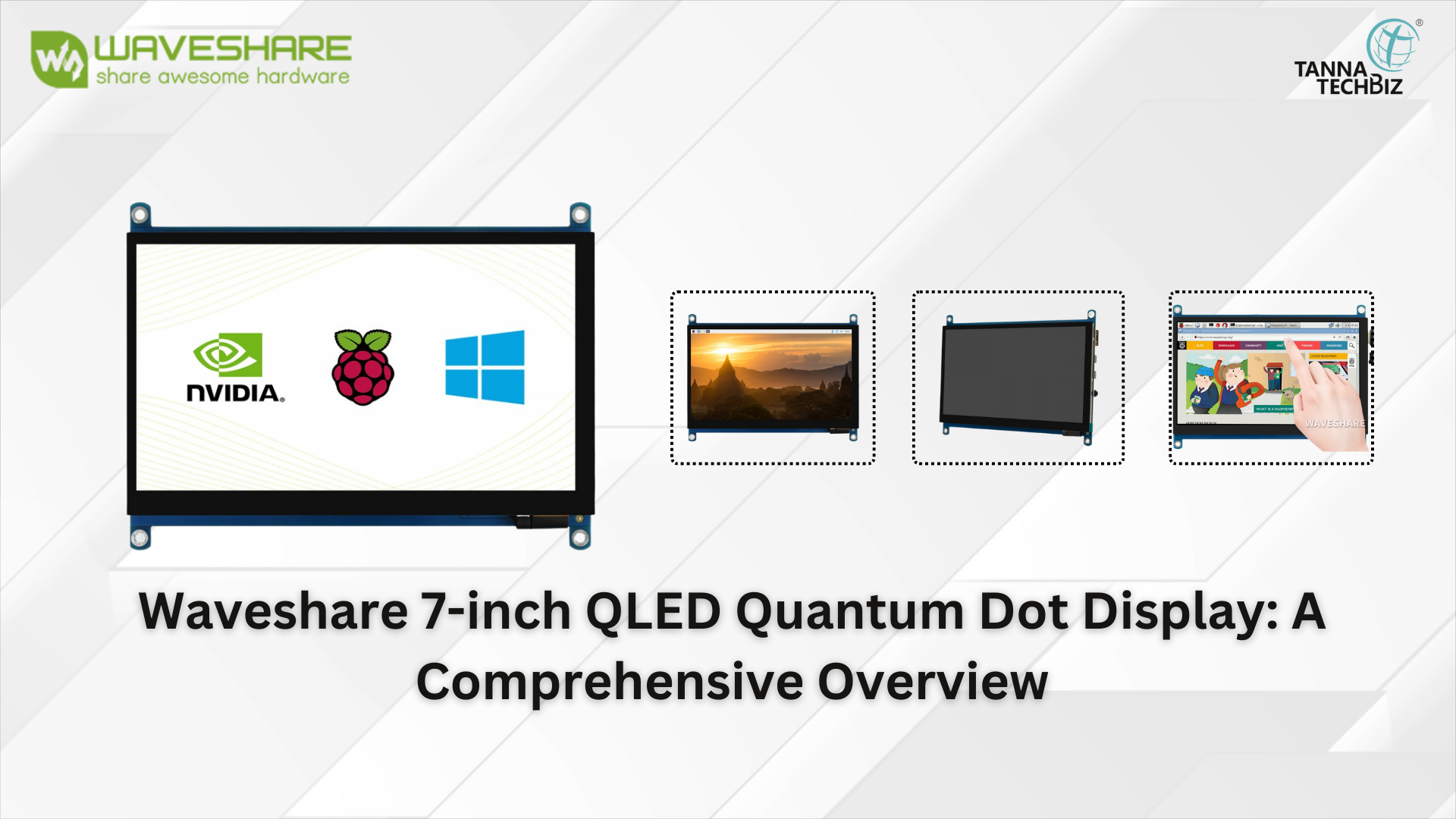 Waveshare 7-inch QLED Quantum Dot Display: A Comprehensive Overview