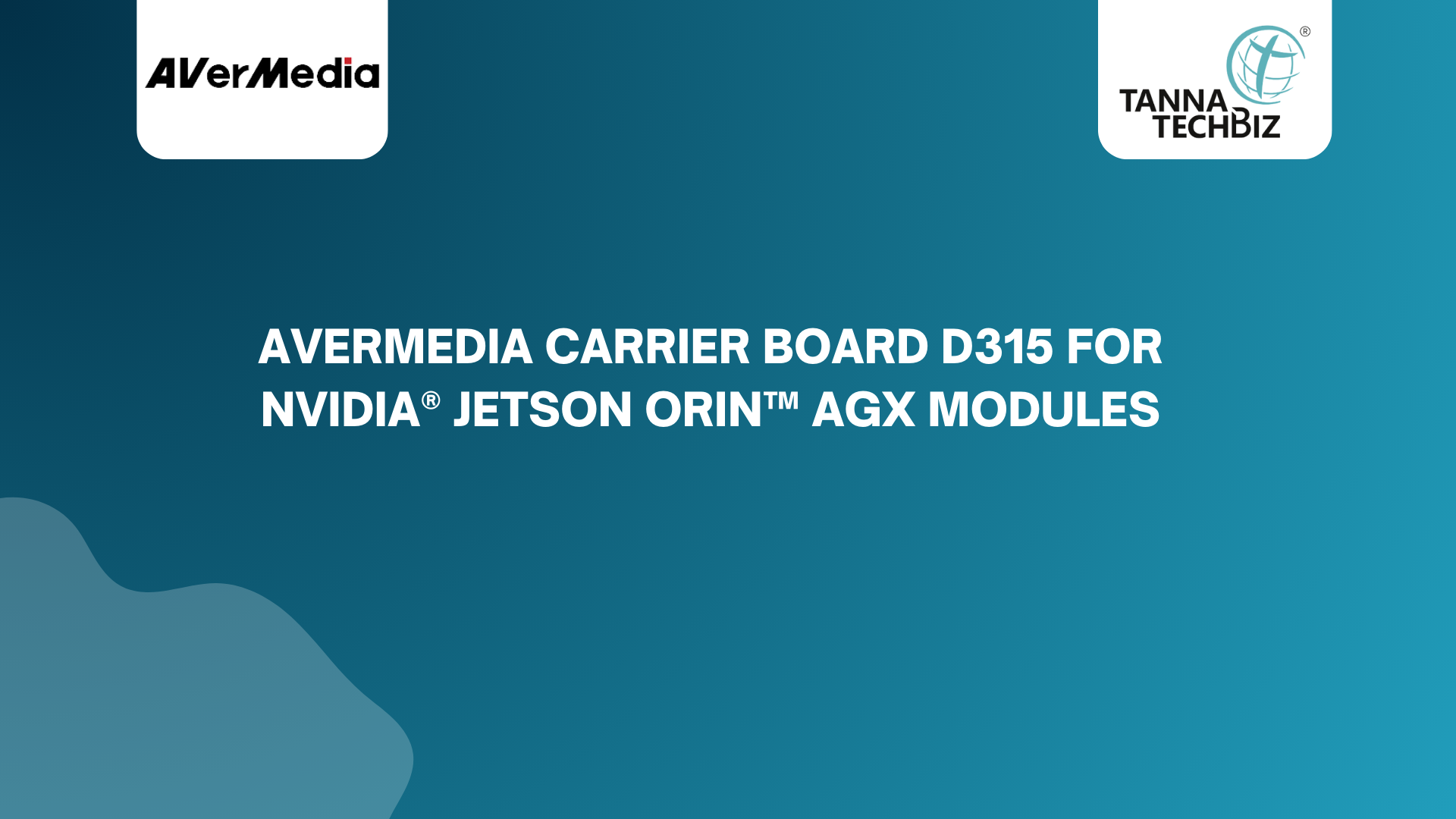 AVerMedia Carrier Board D315 for NVIDIA® Jetson Orin™ AGX Modules