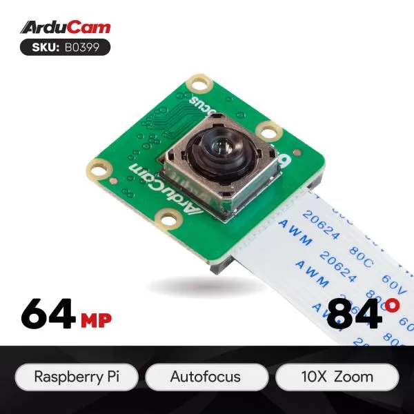 64MP PDAF&CDAF Autofocus Camera for Raspberry Pi (B0399)