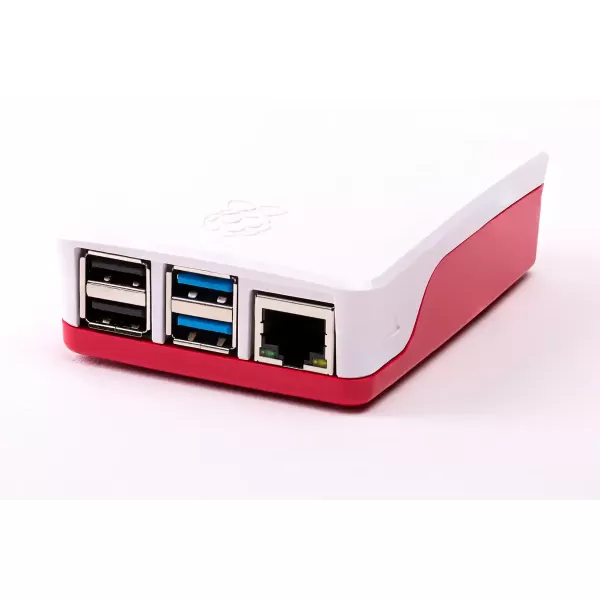 Raspberry Pi 4 Case - Red and White